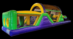40ft Lime Green Obstacle Course